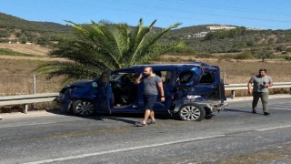 Milas Kemikler mevkiinde zincirleme trafik kazası