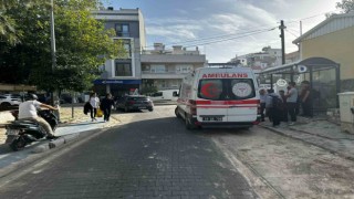 Milasta otomobilin çarptığı kadın yaralandı