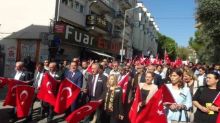 Muğlada Büyük Filistin Yürüyüşü düzenlendi