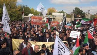 Muşta, İsrailin Gazzeye saldırıları protesto edildi