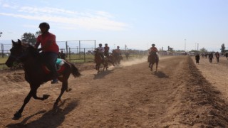 Nazillide rahvan atlar birincilik için yarıştı