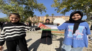 Öğrencilerden Gazze için anlamlı etkinlik