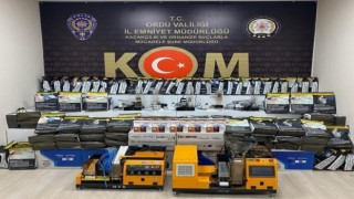 Orduda kaçakçılık operasyonları