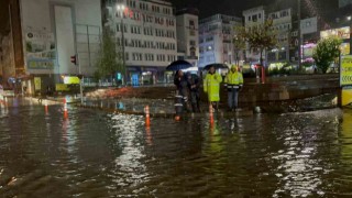 Orduda sel sonrası su tahliye çalışmaları sürüyor