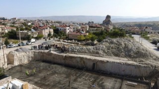 Ortahisarda Galip Üstünada İlkokulu Temeli Atıldı