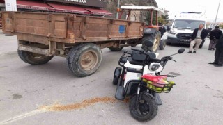Osmancıkta trafik kazası; 1 yaralı