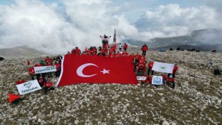 Osmangazili dağcıların ‘100. yıl zirve tırmanışı
