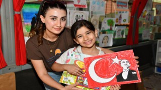 Osmaniye Belediyesi Çocuk Oyun Otobüsü Öğrencilerle Buluştu