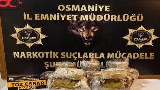 Osmaniye'de 12.700 Gram Toz Esrar Ele Geçirildi