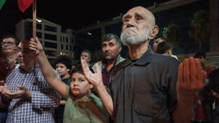 Osmaniye'de Filistinlilere destek gösterisi