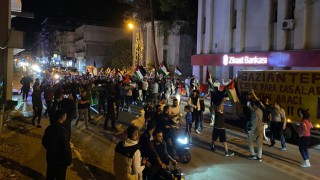 Osmaniye'de İsrail protestosu