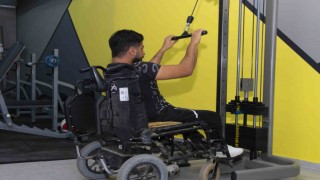 Özel bireyler spor yapıyor