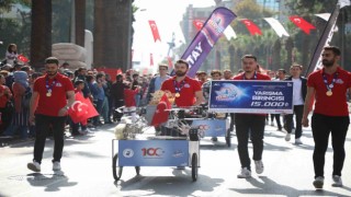 PAÜ Teknokentin projeleri 100. yıl kortej yürüyüşüne damga vurdu
