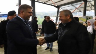 Pazar esnafı ile bir araya geldi