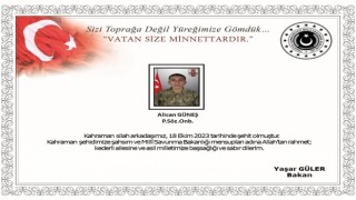 Pençe-Kilit Operasyonu bölgesinde bir asker şehit oldu