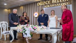 Polislerin nikah şahidi oldular