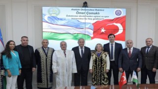 Rektör Prof. Dr. Ömer Çomaklı Özbekistanda