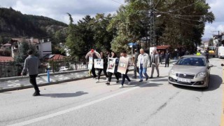 Sağlık için yürüdüler