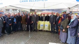Samsunda çiftçiye 10 ton gübre desteği