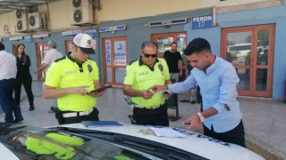 Şehirlerarası otobüslerde sivil trafik denetimi yapılıyor
