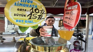 Sifon limonata ve nar suyu mevsim geçişlerinin gözdesi oluyor