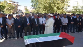 Sındırgıda Filistinliler için gıyabi cenaze namazı kılındı