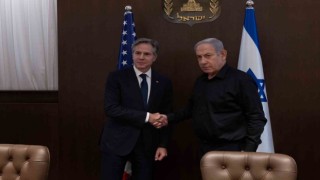 Siren sesleri yükselince Netanyahu ve Blinken sığınağa indi