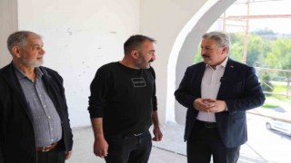 Şirintepe Mahallesinin kütüphanesi ve ikinci bahar evi tamamlanmak üzere