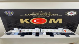 Sivasta kaçak elektronik eşyalar ele geçirildi