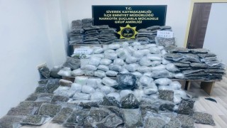 Siverekte 171 kilo uyuşturucu ele geçirildi