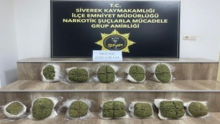 Siverekte 6 kilo 500 gram uyuşturucu ele geçirildi