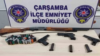 Sosyal medya hesabında silahla ateş açtığı görüntü paylaşınca yakalandı