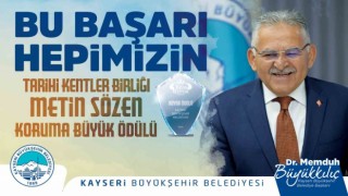 Tarihine sahip çıkan büyükşehirin 2 proje, 8 uygulamasına büyük ödül