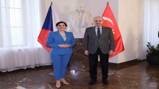 TBMM Başkanı Kurtulmuş, Çekya Temsilciler Meclisi Başkanı Adamova ile görüştü