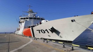 TCSG Dost Gemisinden İzmir Körfezinde nefes kesen arama kurtarma tatbikatı