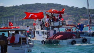 Teknelerin Cumhuriyet korteji büyük ilgi gördü