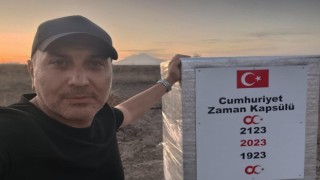 Tomarzada Cumhuriyetin 200. yılında açılmak üzere zaman kapsülü gömüldü