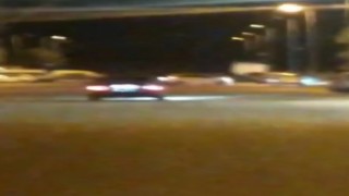 Trafiğe açık yolda drift atan araca 20 bin lira ceza