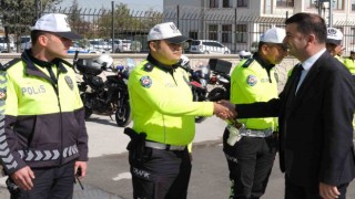 Trafik Başkanı Ayhan, Konyada araçlara yönelik denetime katıldı