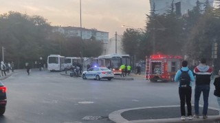 Tramvayda çıkan yangın paniğe neden oldu