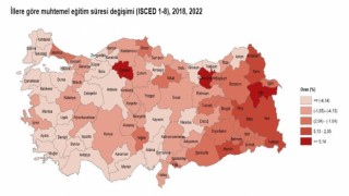 TÜİKe göre Eskişehir muhtemel eğitim süresinin en çok düşüş gösterdiği iller arasında