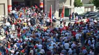 Tunusta Filistine destek gösterisi