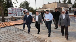 Vali Varol, Adıyaman Şehitliğinde incelemelerde bulundu