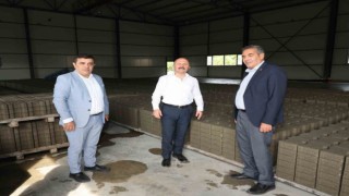 Vali Varol, kilitli parke üretim tesisini inceledi