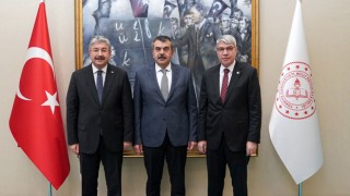 Vali Yılmaz ve Milletvekili Gülsoy, Milli Eğitim Bakanı’nı Ziyaret Etti