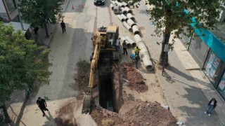 Vatan Caddesinde yağmursuyu ve kanalizasyon hatları genişletiliyor