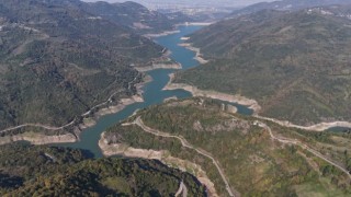 Yağışlar olmayınca Yuvacık Barajında su seviyesi düştü