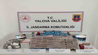 Yalovada jandarmadan kaçak sigara operasyonu