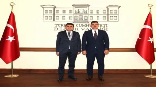 Yeni atanan kaymakamın ilk ziyareti valiye