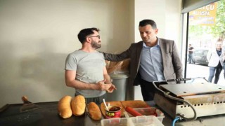 Yenişehir Kaymakamı esnafla bir araya geldi